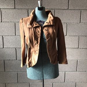 Vtg? Cropped Leather Jacket